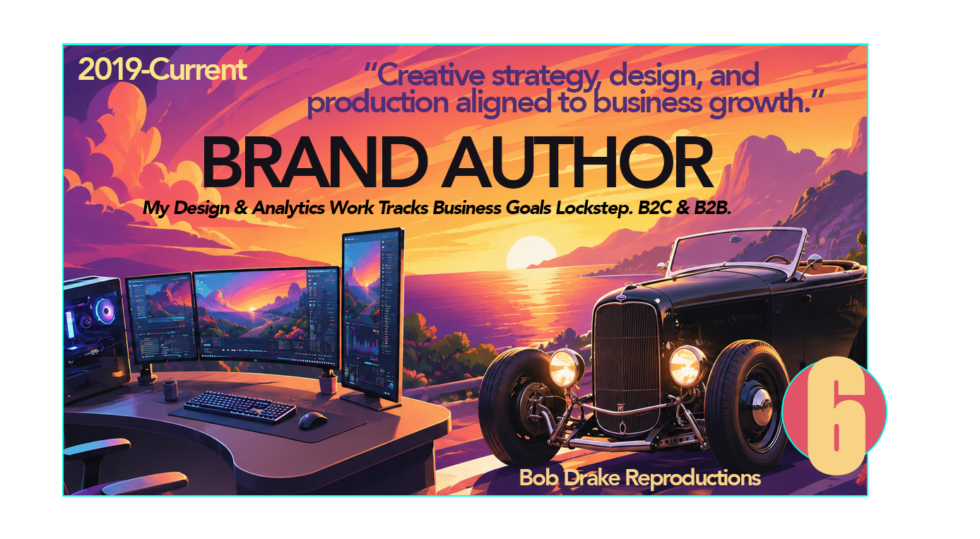 Bob Drake Reproductions — Brand Author, 2019–Current
